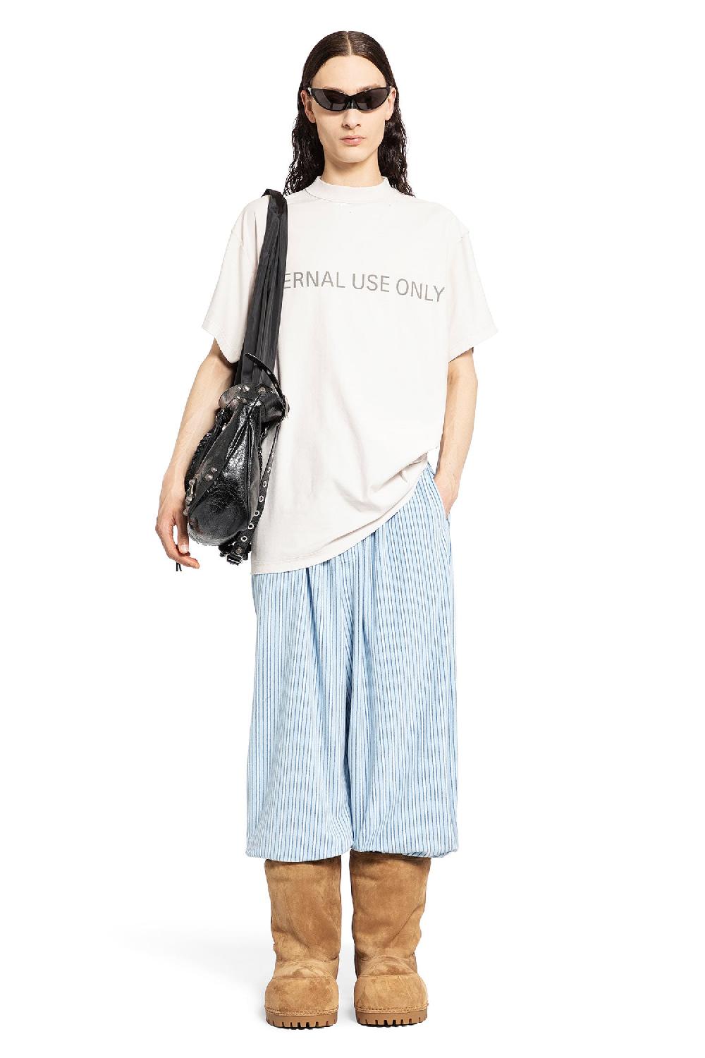 Antonioli BALENCIAGA MAN OFF-WHITE T-SHIRTS & TANK TOPS