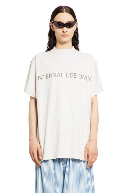 Antonioli BALENCIAGA MAN OFF-WHITE T-SHIRTS & TANK TOPS