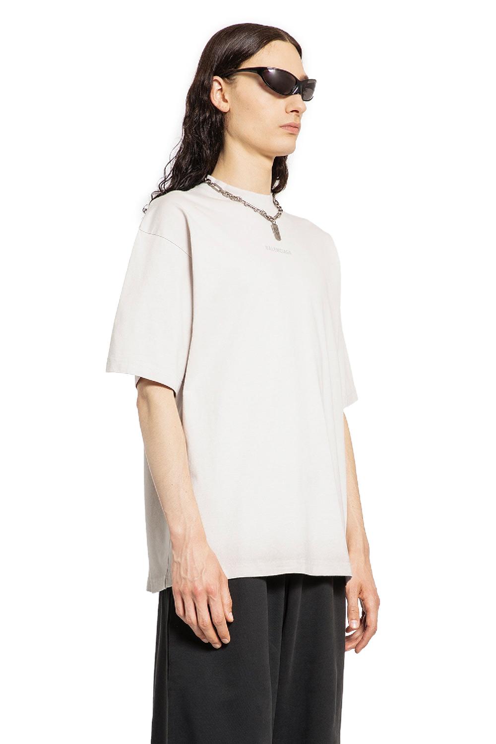 Antonioli BALENCIAGA MAN OFF-WHITE T-SHIRTS & TANK TOPS
