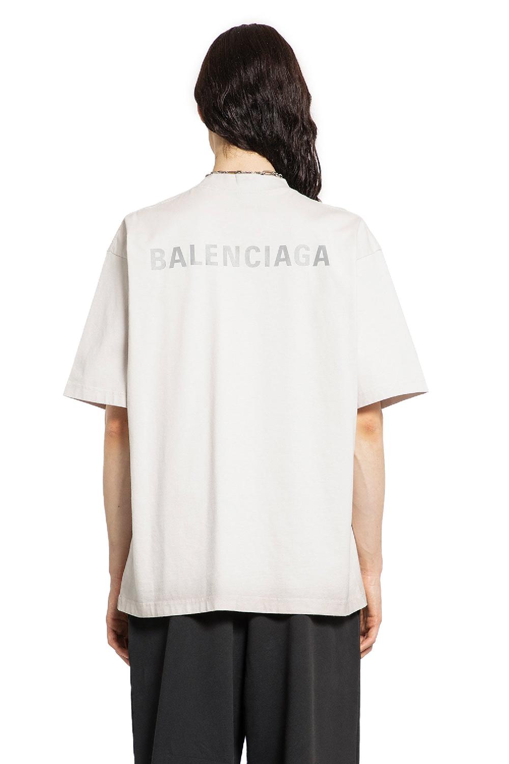 Antonioli BALENCIAGA MAN OFF-WHITE T-SHIRTS & TANK TOPS