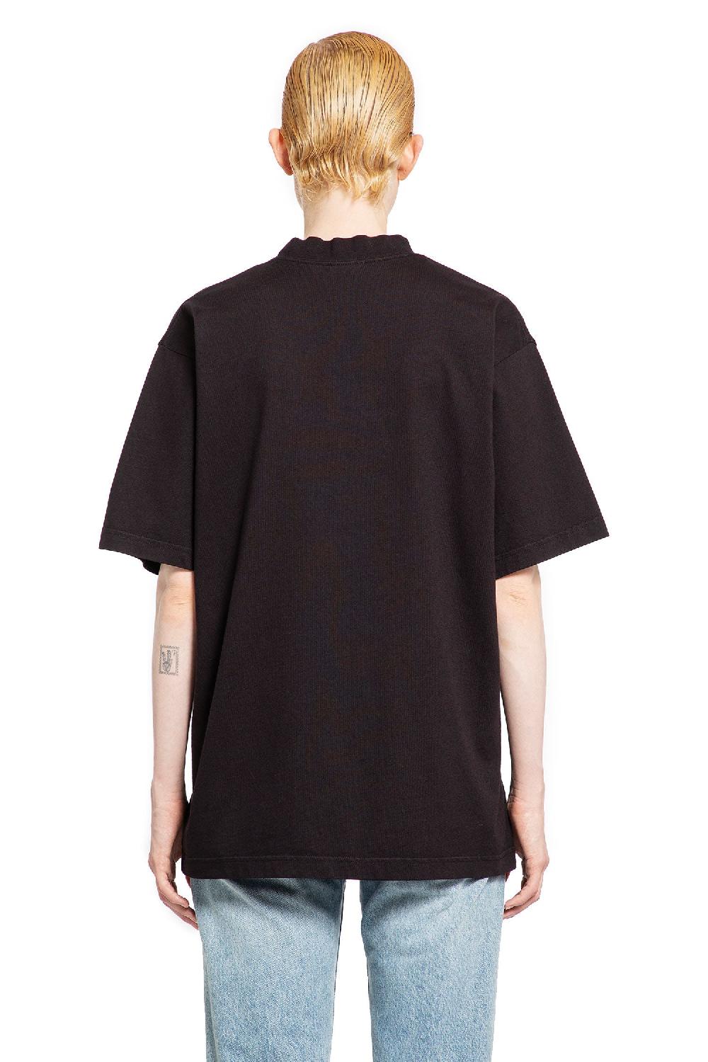 Antonioli BALENCIAGA WOMAN BLACK T-SHIRTS & TANK TOPS