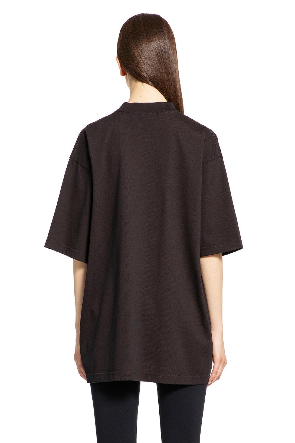 Antonioli BALENCIAGA WOMAN BLACK T-SHIRTS & TANK TOPS