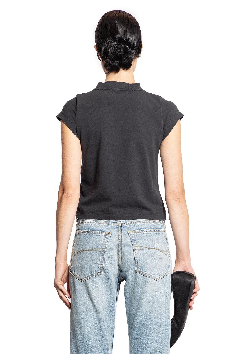 Antonioli BALENCIAGA WOMAN BLACK T-SHIRTS & TANK TOPS