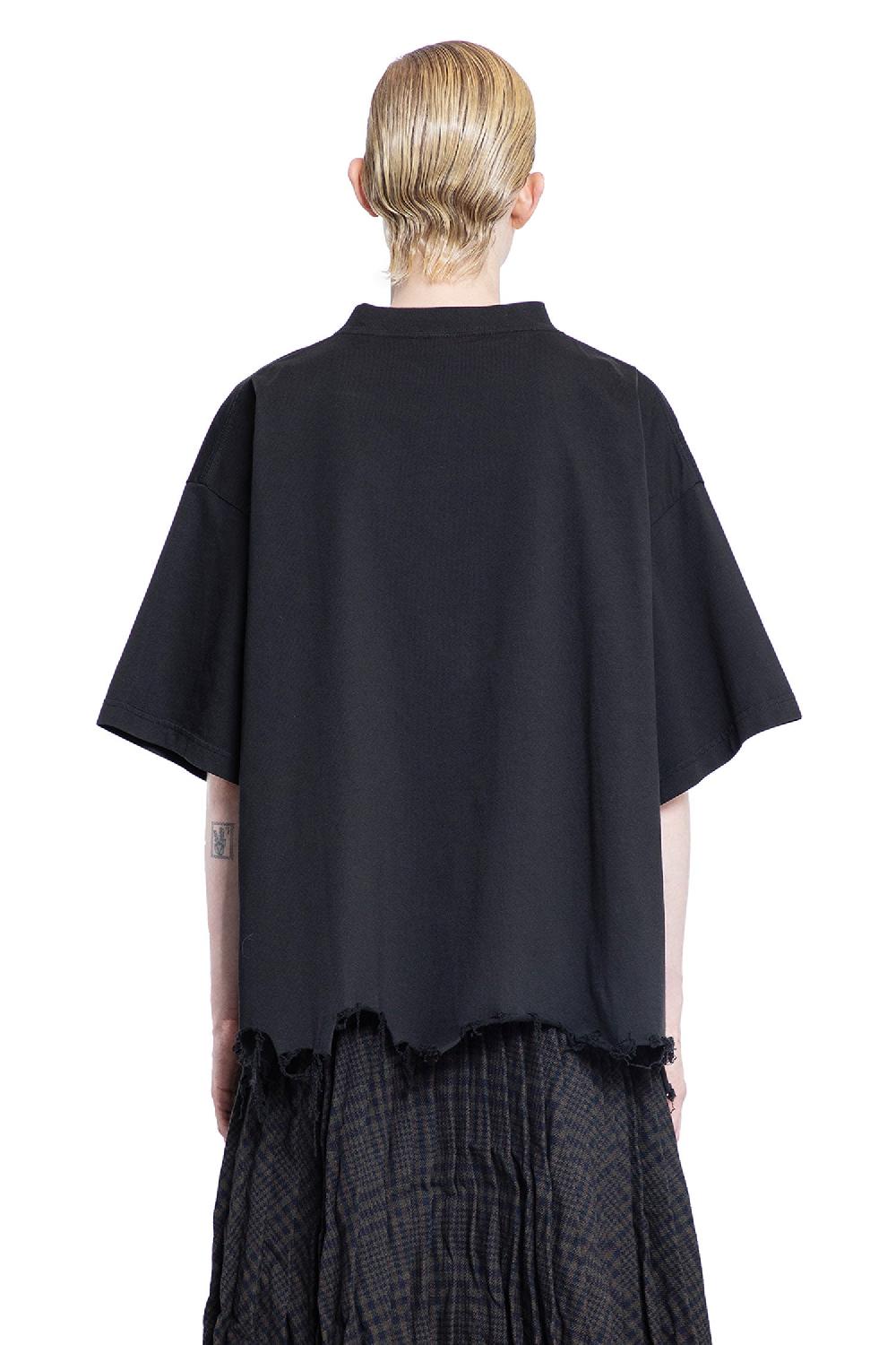 Antonioli BALENCIAGA WOMAN BLACK T-SHIRTS & TANK TOPS