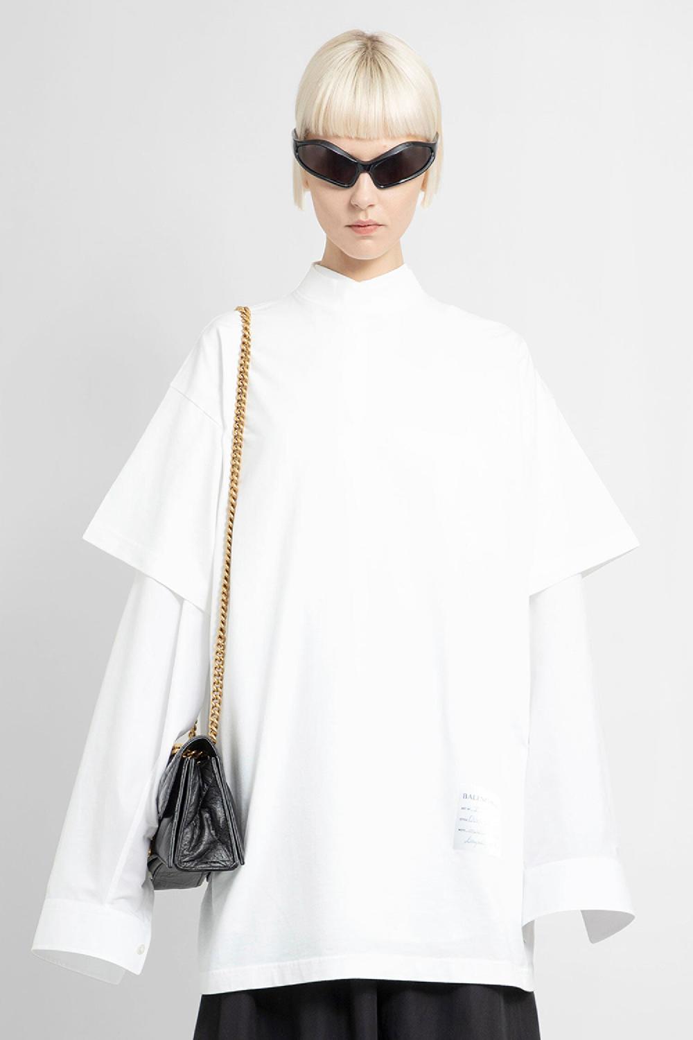 Antonioli BALENCIAGA WOMAN WHITE T-SHIRTS & TANK TOPS