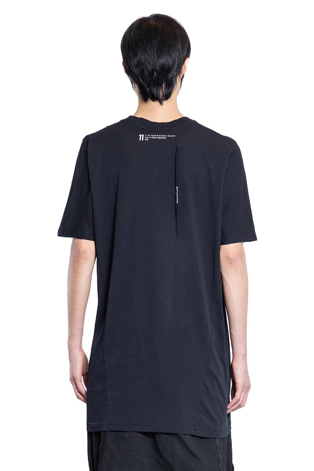 Antonioli BORIS BIDJAN SABERI 11 MAN BLACK T-SHIRTS & TANK TOPS