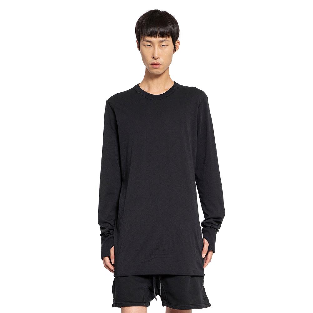 Antonioli BORIS BIDJAN SABERI 11 MAN BLACK T-SHIRTS & TANK TOPS