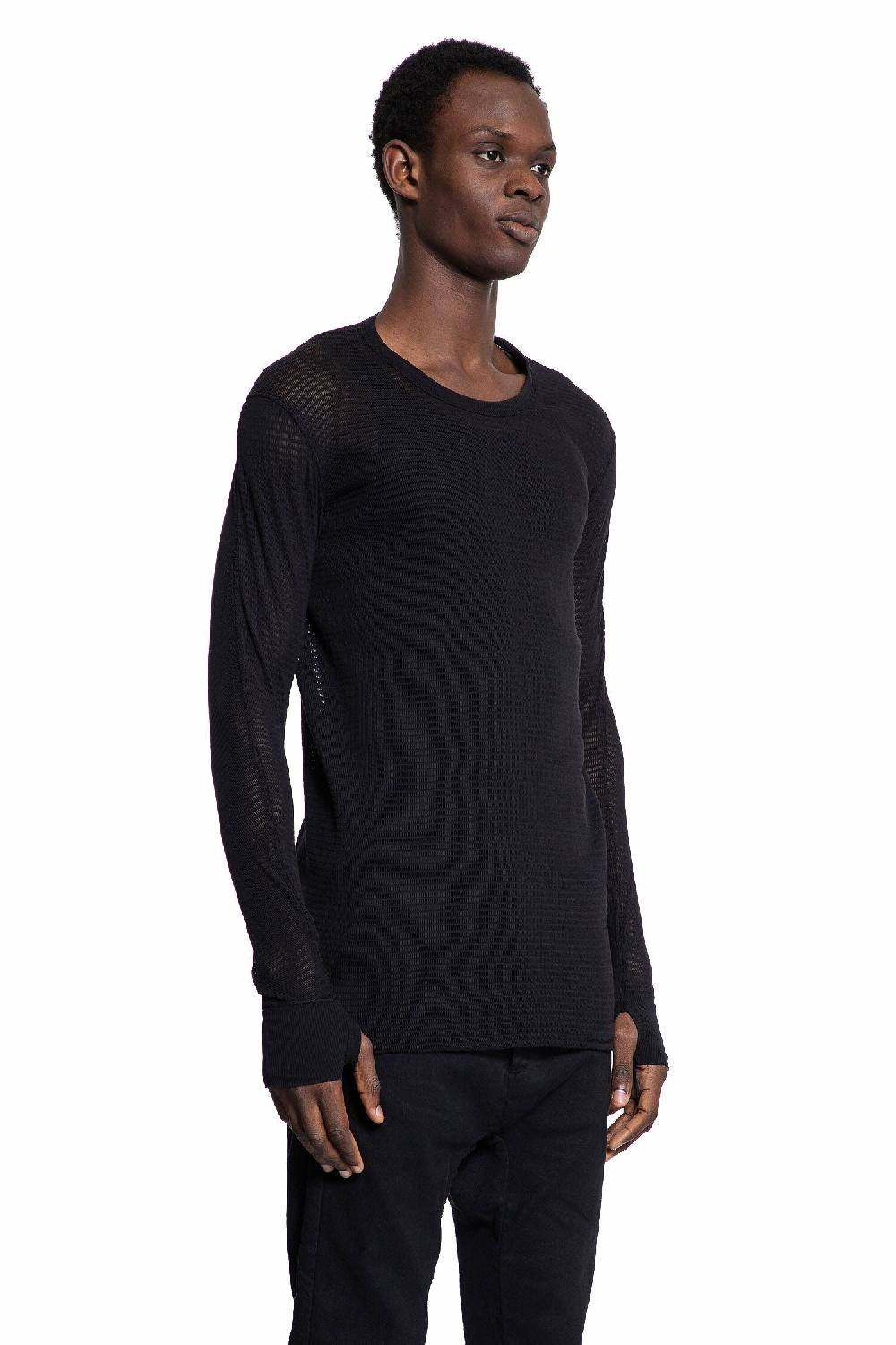 Antonioli BORIS BIDJAN SABERI MAN BLACK T-SHIRTS & TANK TOPS