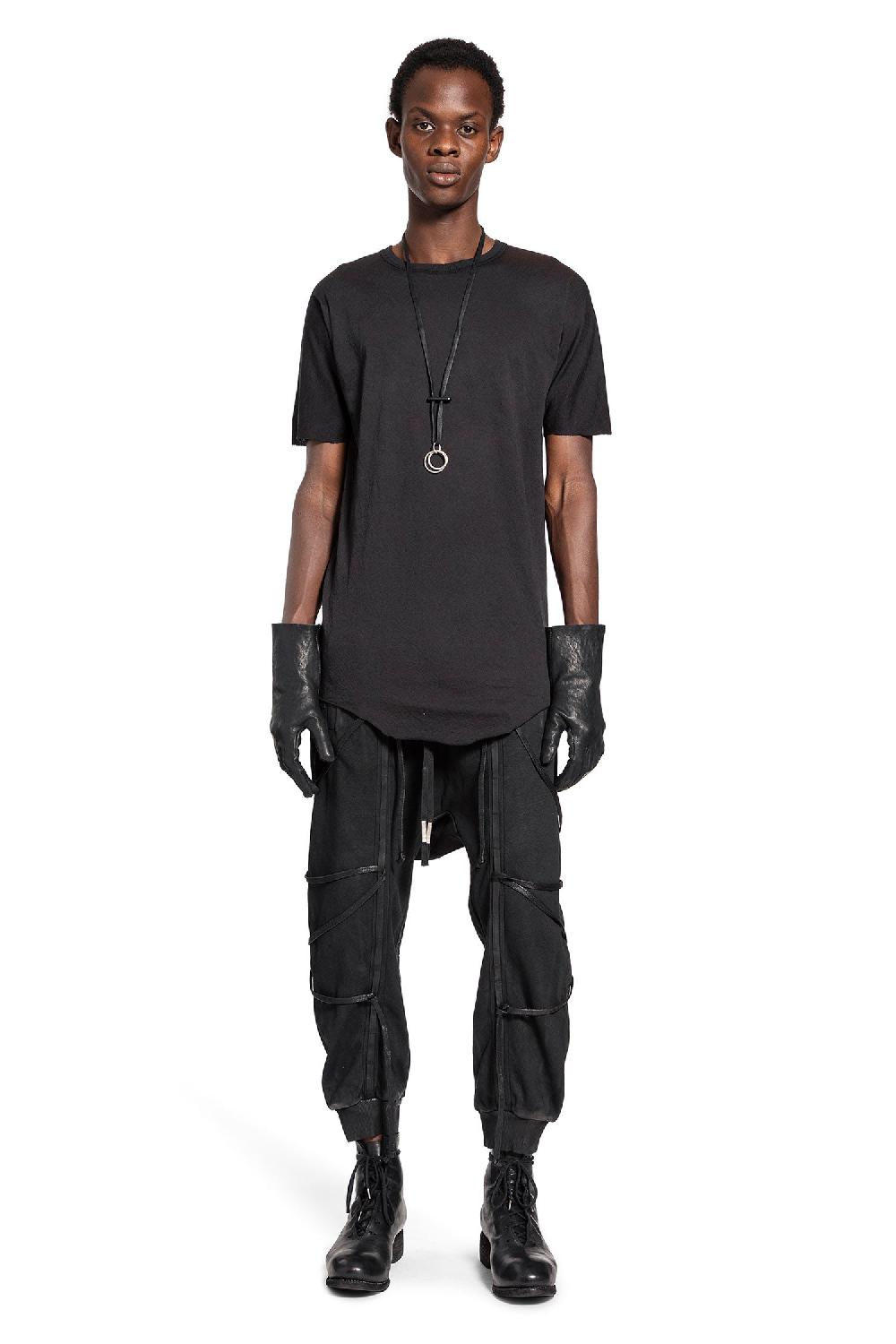 Antonioli BORIS BIDJAN SABERI MAN BLACK T-SHIRTS & TANK TOPS