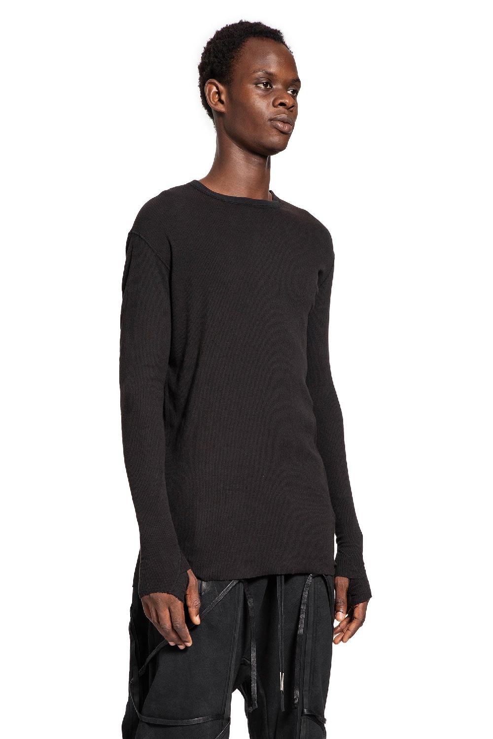 Antonioli BORIS BIDJAN SABERI MAN BLACK T-SHIRTS & TANK TOPS