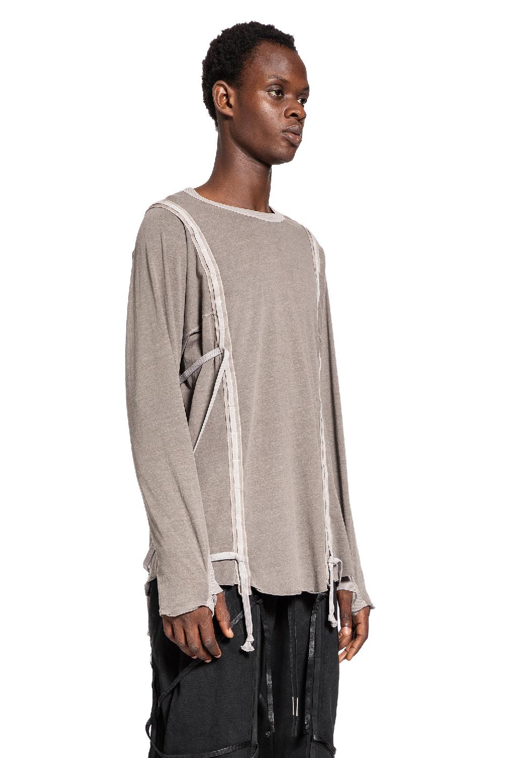 Antonioli BORIS BIDJAN SABERI MAN GREY T-SHIRTS & TANK TOPS