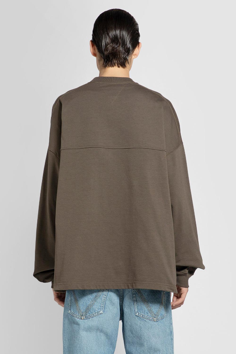 Antonioli BOTTEGA VENETA MAN BROWN T-SHIRTS & TANK TOPS