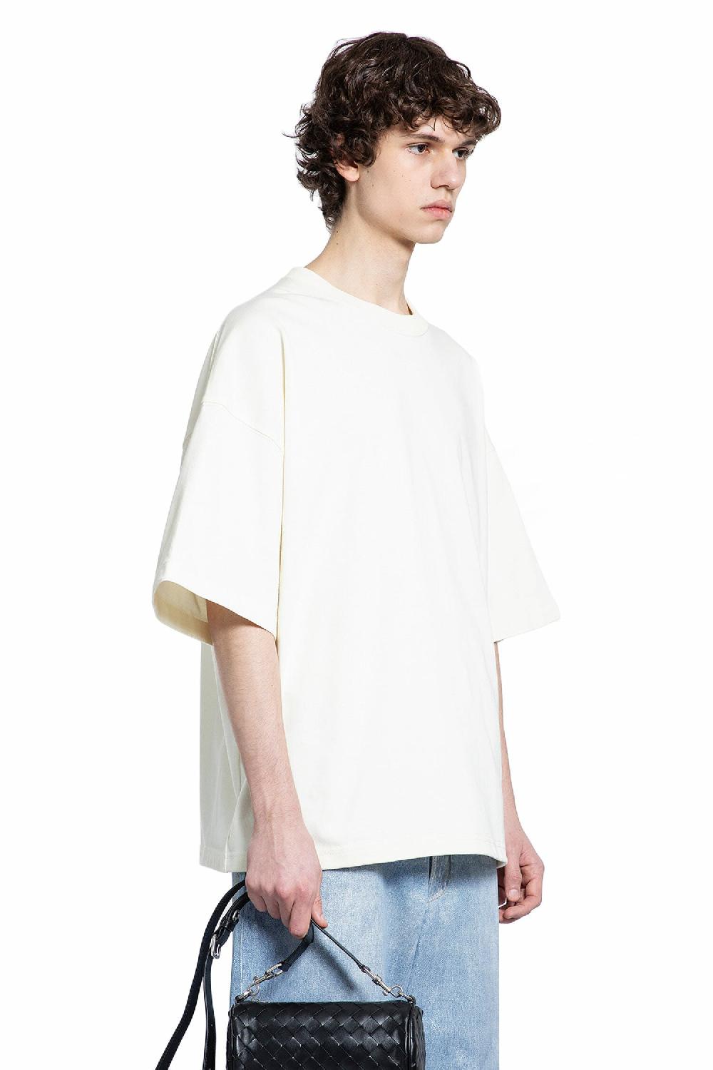 Antonioli BOTTEGA VENETA MAN OFF-WHITE T-SHIRTS & TANK TOPS