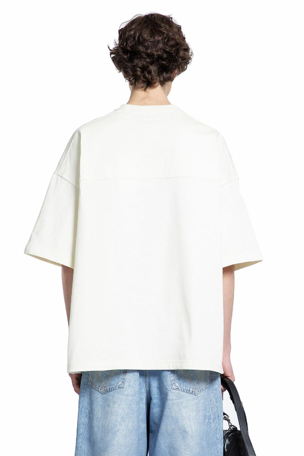 Antonioli BOTTEGA VENETA MAN OFF-WHITE T-SHIRTS & TANK TOPS