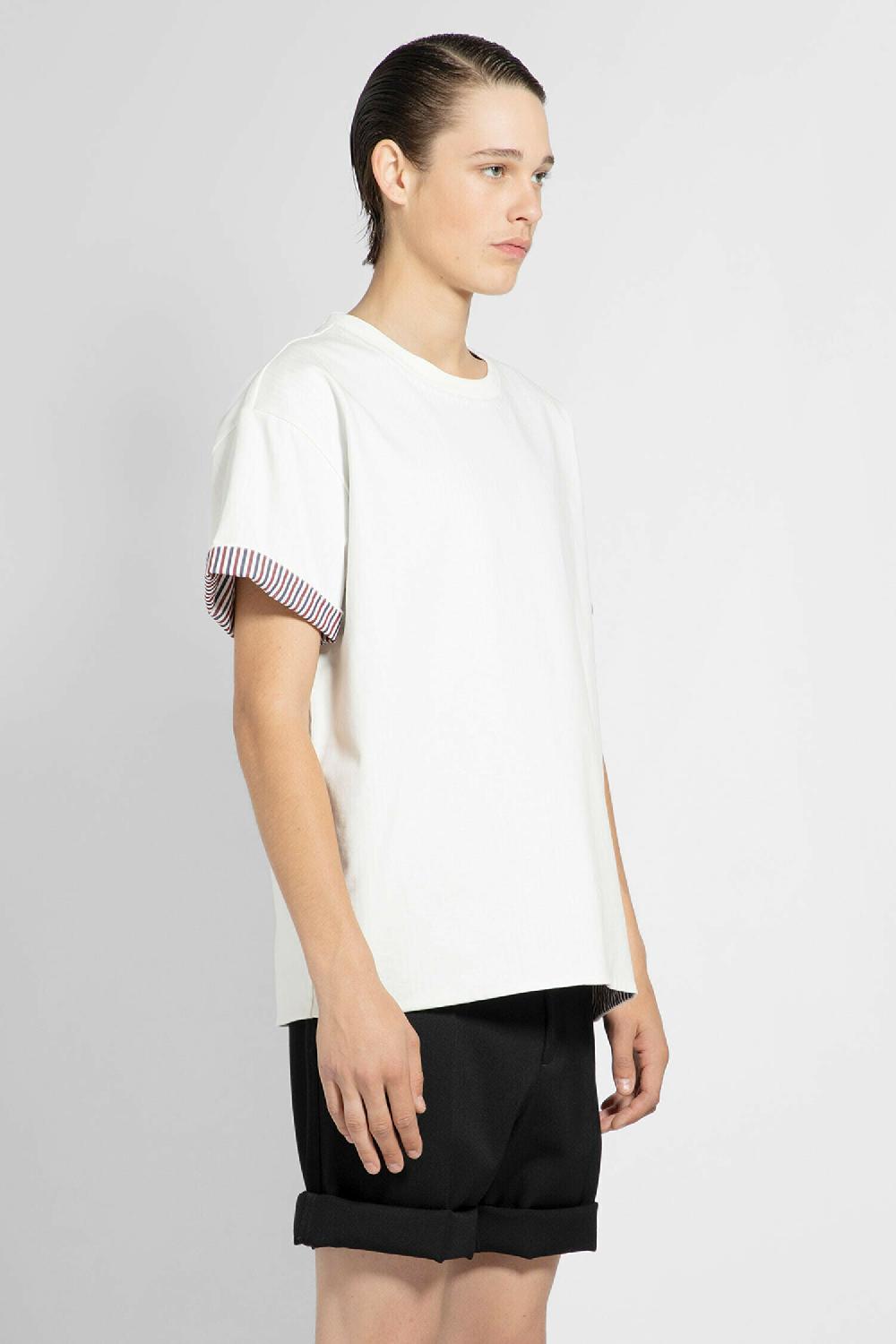 Antonioli BOTTEGA VENETA MAN WHITE T-SHIRTS & TANK TOPS
