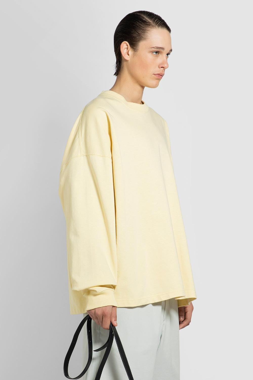 Antonioli BOTTEGA VENETA MAN YELLOW T-SHIRTS & TANK TOPS