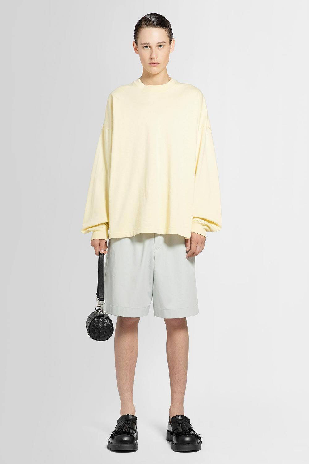 Antonioli BOTTEGA VENETA MAN YELLOW T-SHIRTS & TANK TOPS