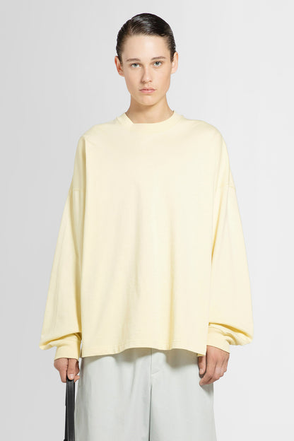 Antonioli BOTTEGA VENETA MAN YELLOW T-SHIRTS & TANK TOPS