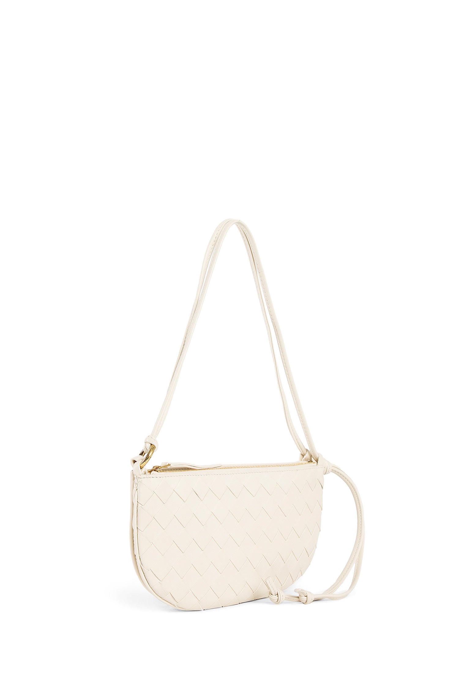 Antonioli BOTTEGA VENETA WOMAN OFF-WHITE SHOULDER BAGS