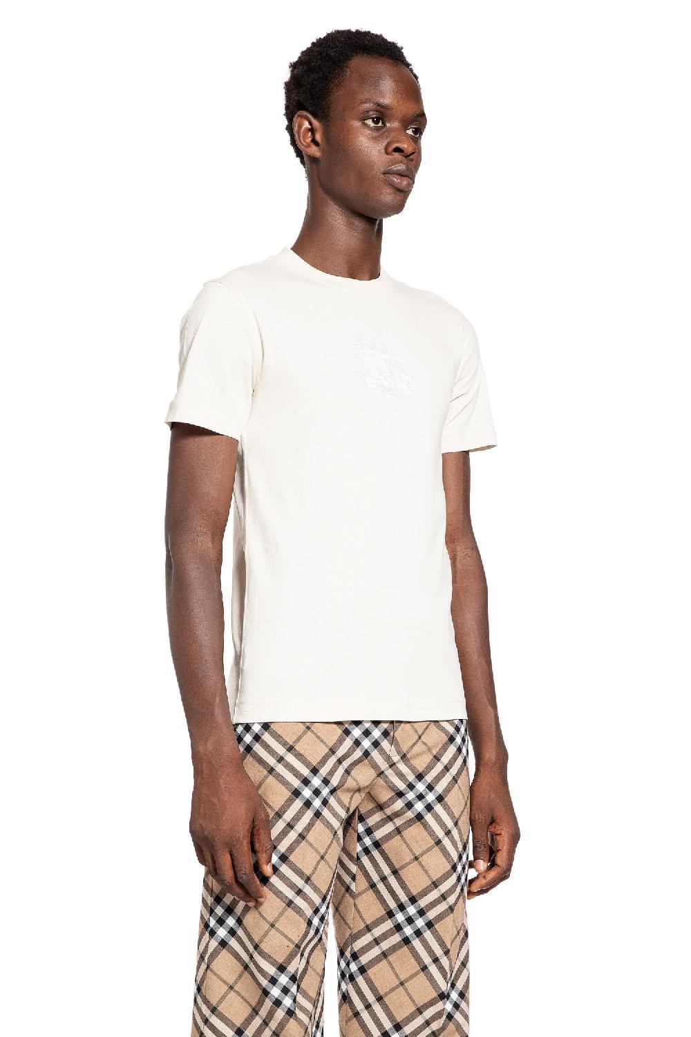 Antonioli BURBERRY MAN OFF-WHITE T-SHIRTS & TANK TOPS