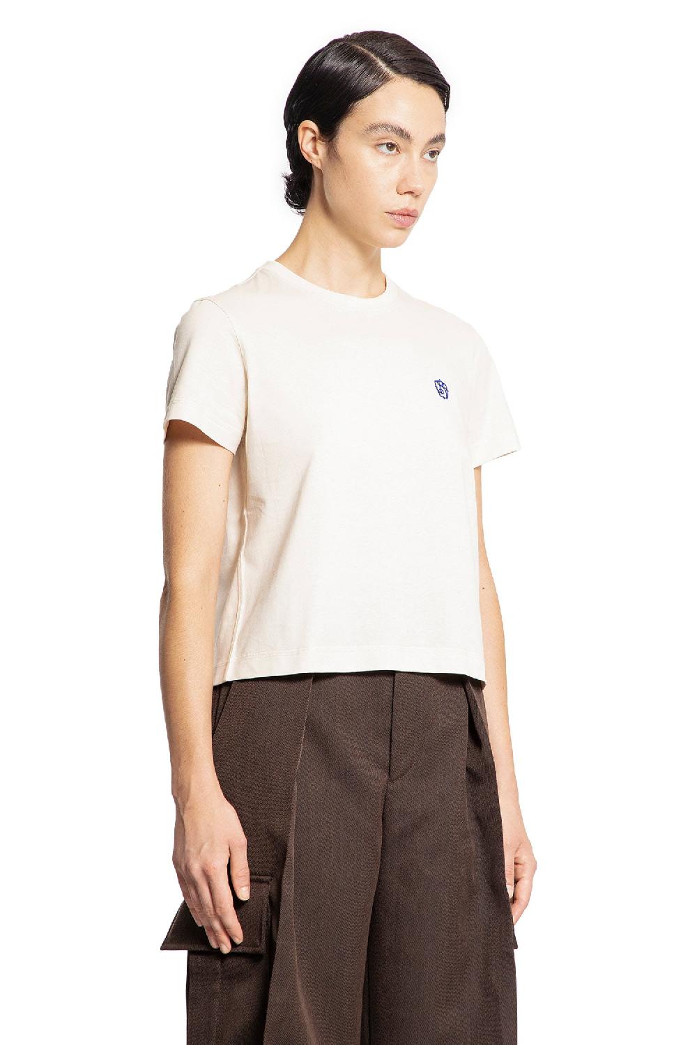 Antonioli BURBERRY WOMAN OFF-WHITE T-SHIRTS & TANK TOPS