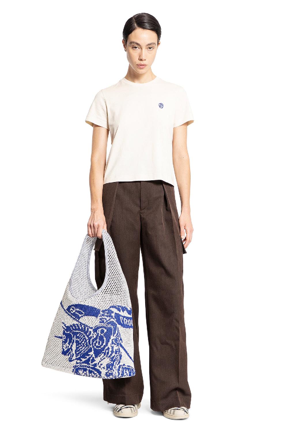 Antonioli BURBERRY WOMAN OFF-WHITE T-SHIRTS & TANK TOPS
