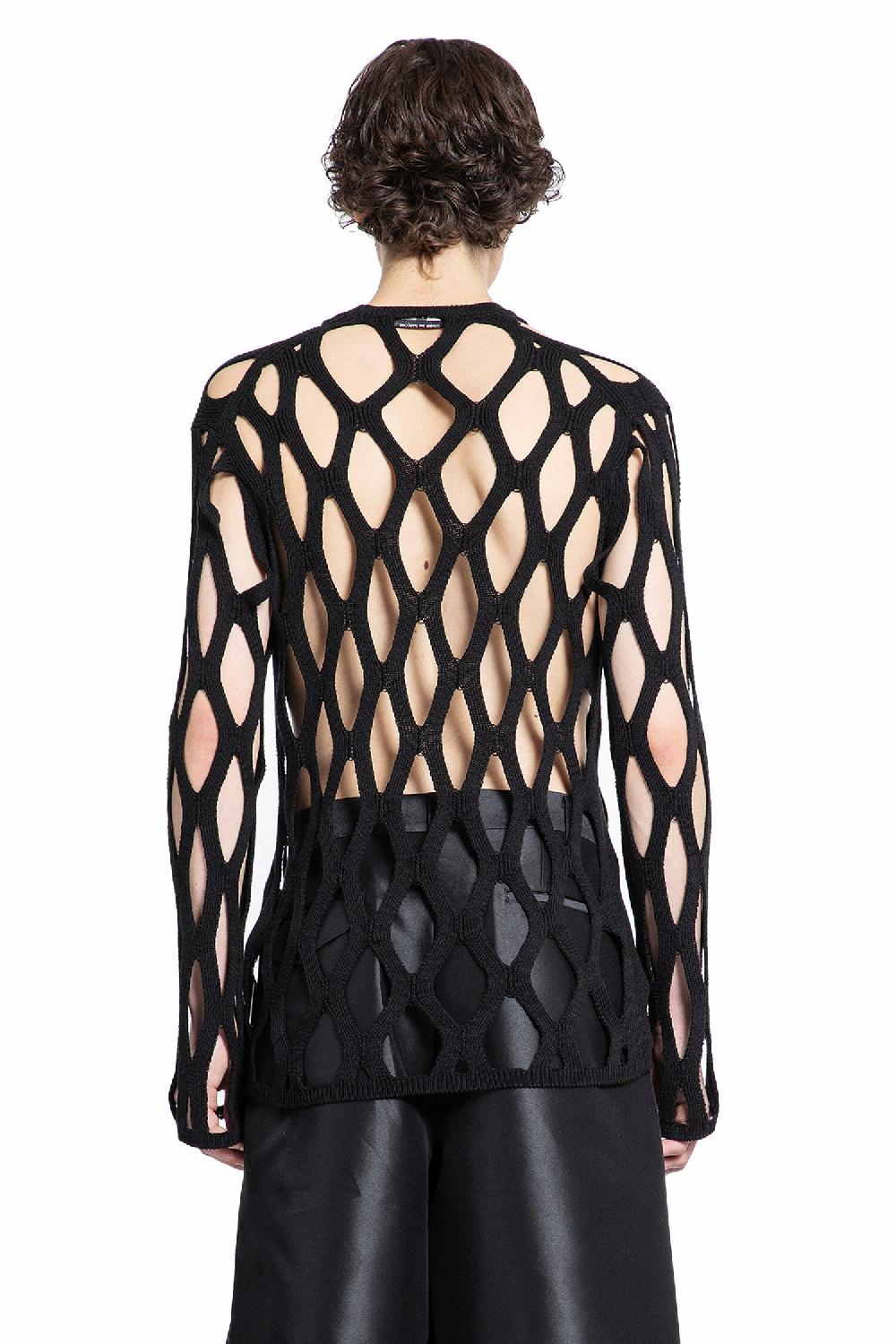 Antonioli COMME DES GARCONS BLACK MAN BLACK KNITWEAR