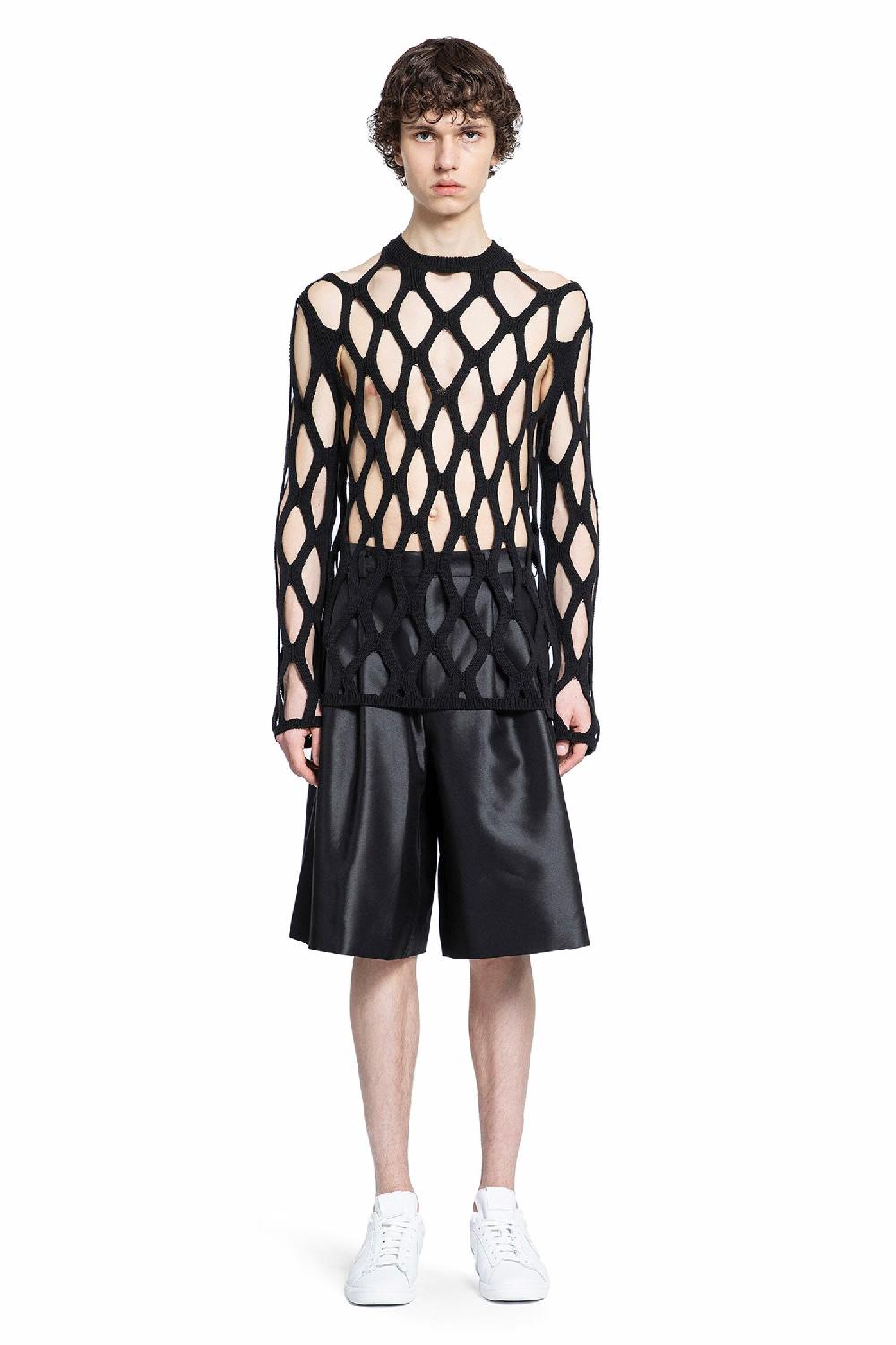 Antonioli COMME DES GARCONS BLACK MAN BLACK KNITWEAR