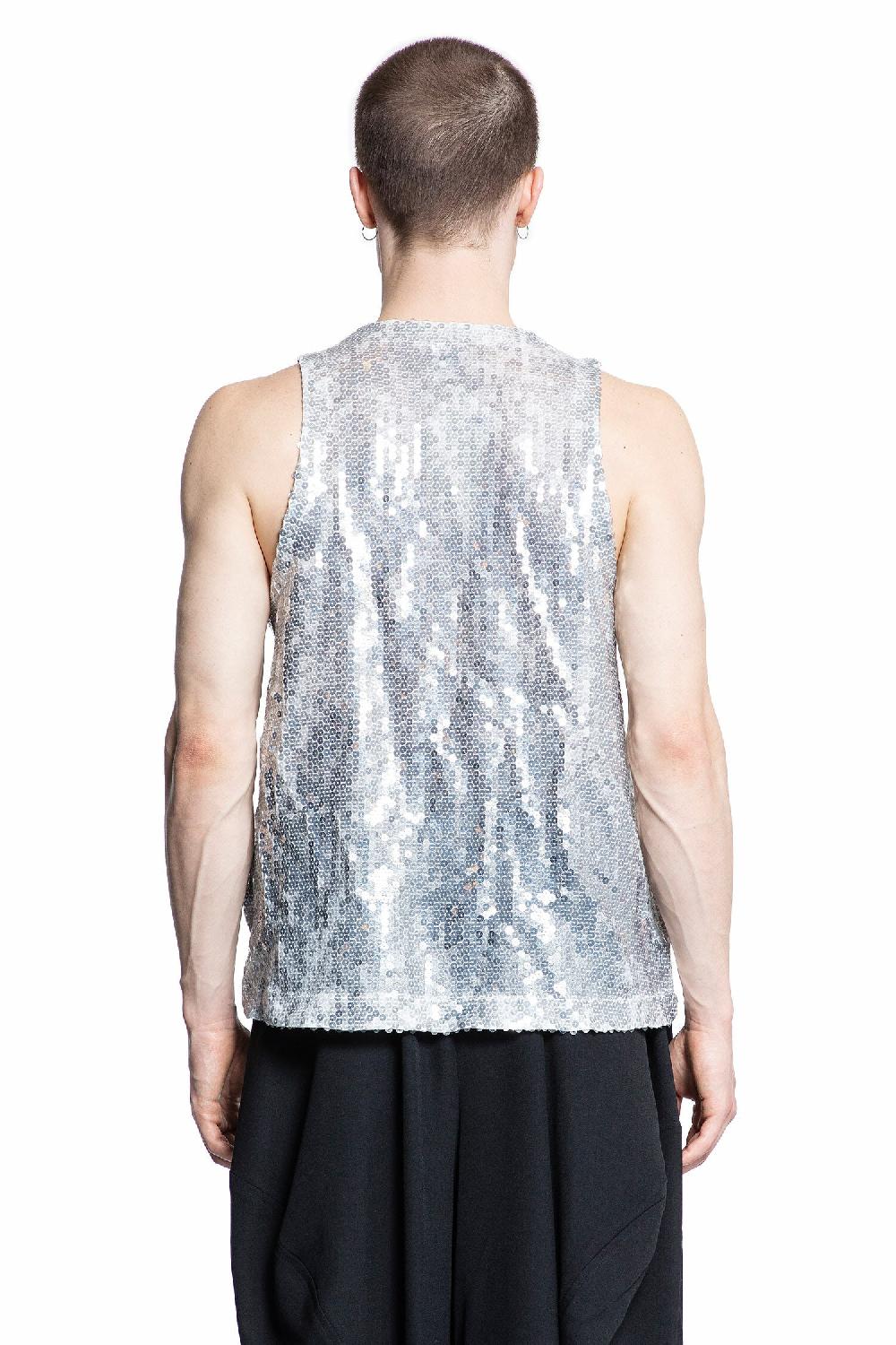 Antonioli COMME DES GARCONS BLACK MAN SILVER T-SHIRTS & TANK TOPS