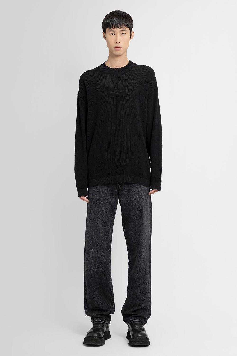 Antonioli COMME DES GARCONS HOMME MAN BLACK KNITWEAR
