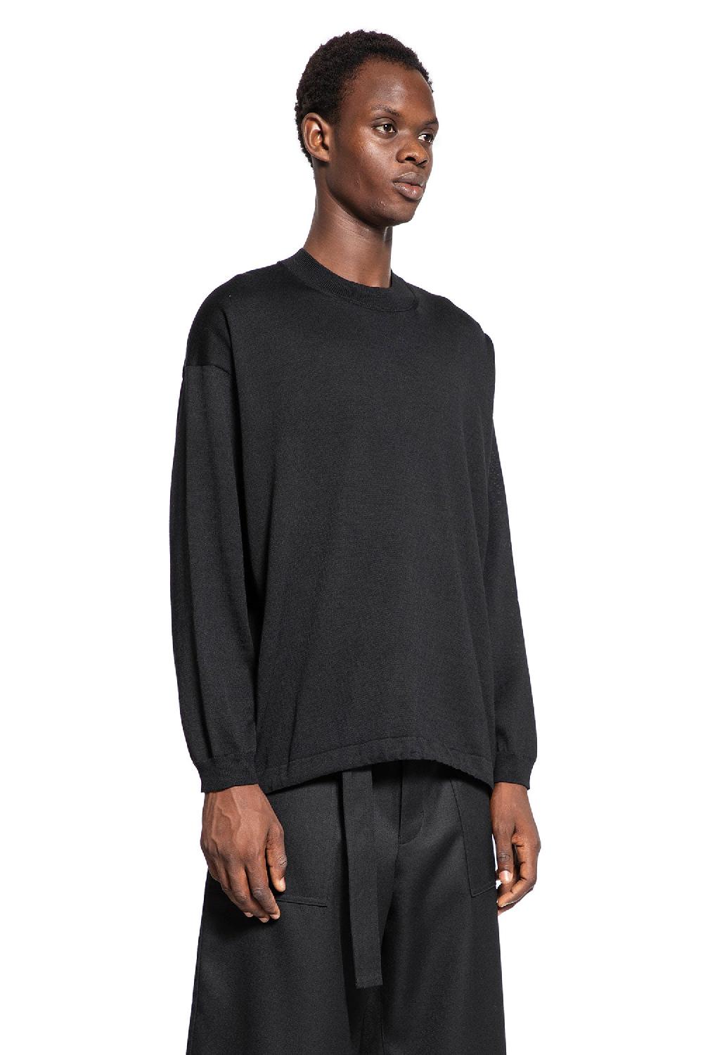 Antonioli COMME DES GARCONS HOMME MAN BLACK KNITWEAR