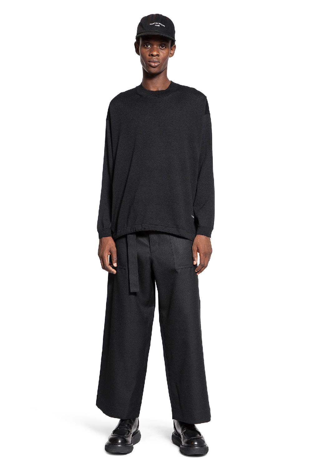 Antonioli COMME DES GARCONS HOMME MAN BLACK KNITWEAR