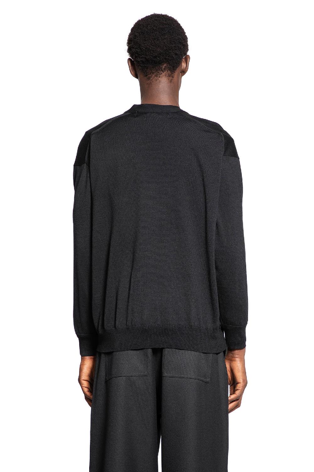 Antonioli COMME DES GARCONS HOMME MAN BLACK KNITWEAR
