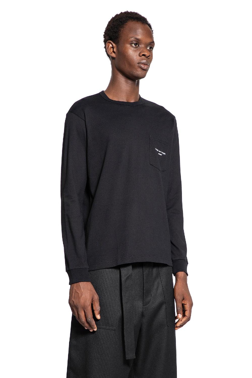 Antonioli COMME DES GARCONS HOMME MAN BLACK T-SHIRTS & TANK TOPS