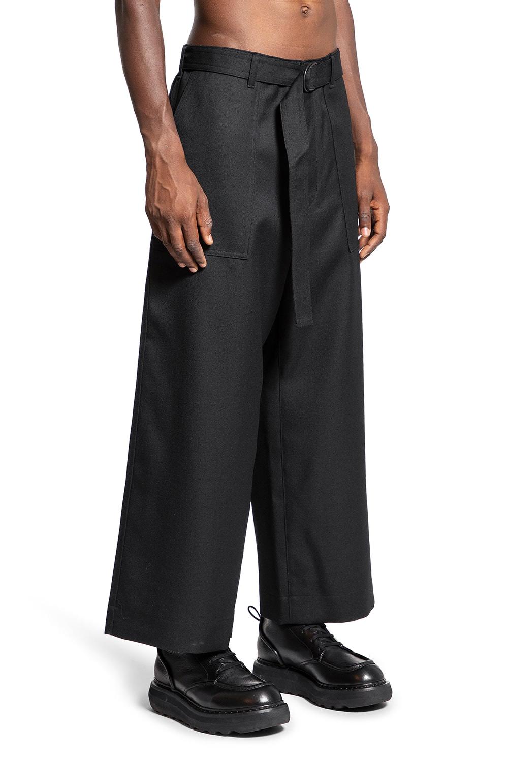 Antonioli COMME DES GARCONS HOMME MAN BLACK TROUSERS