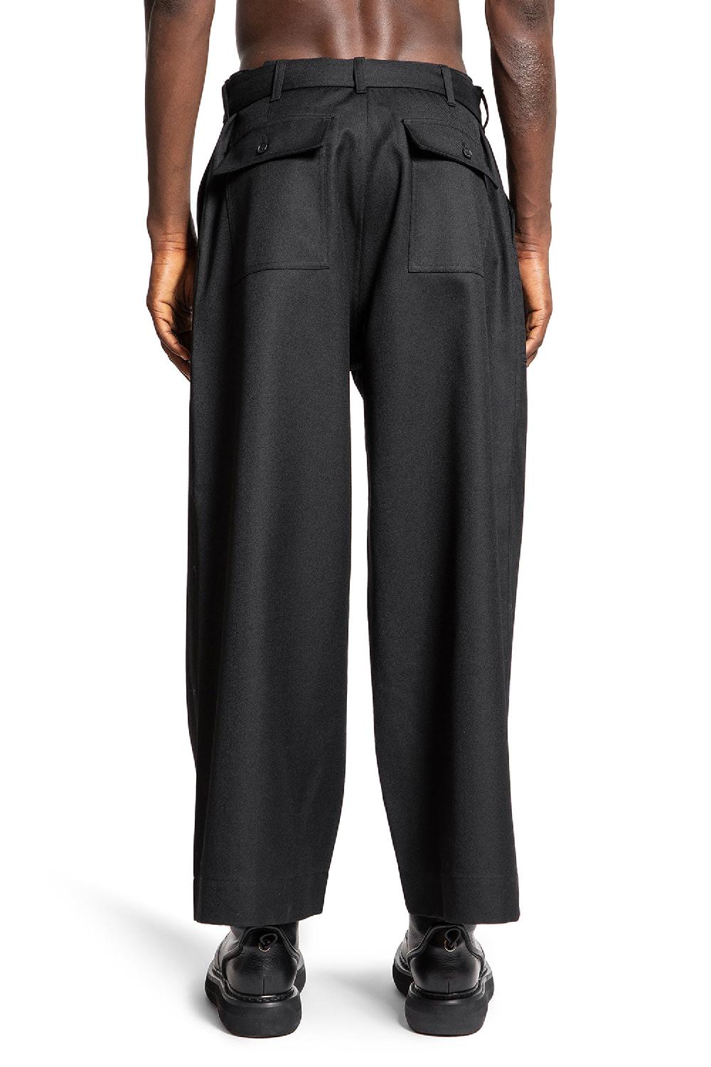 Antonioli COMME DES GARCONS HOMME MAN BLACK TROUSERS