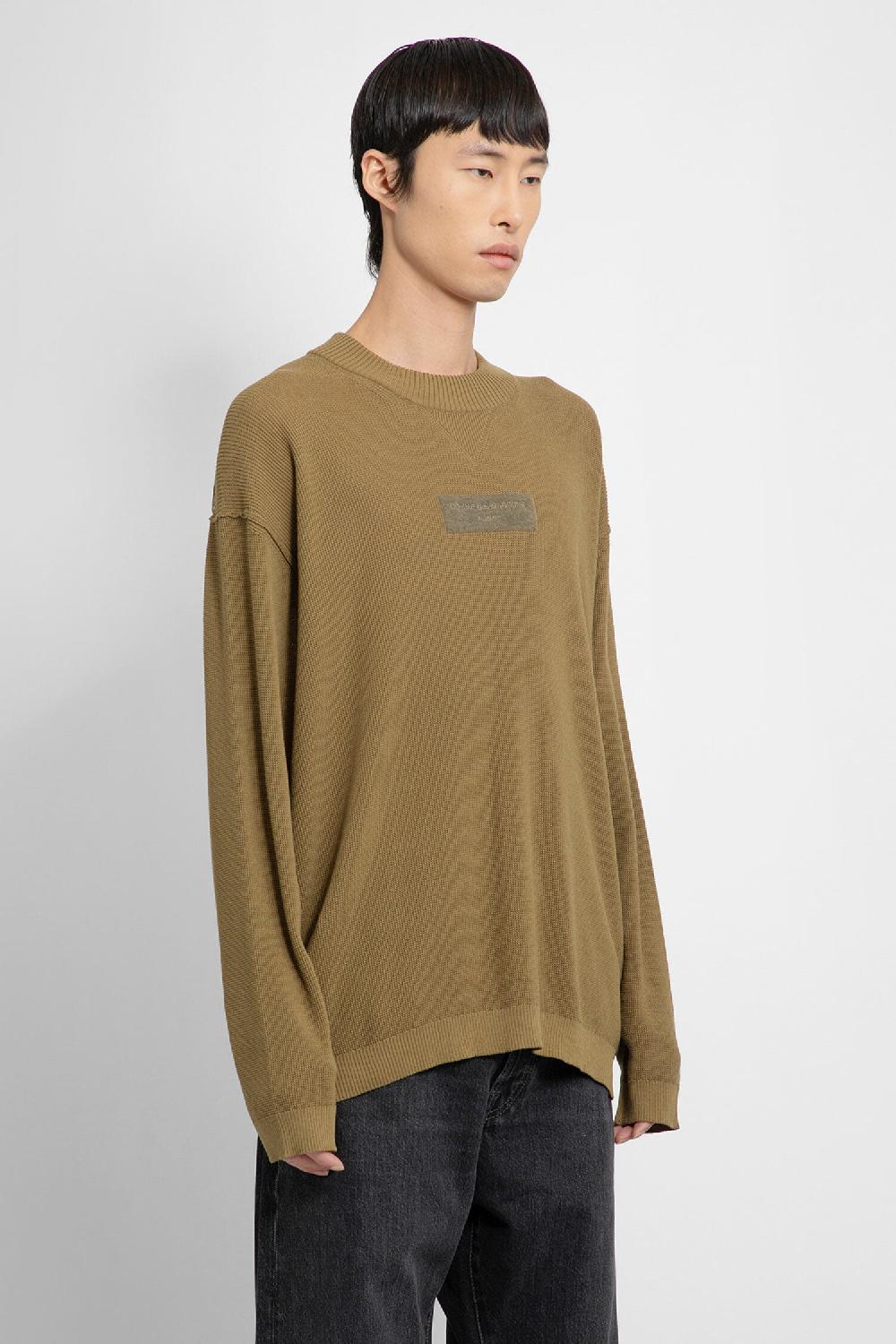 Antonioli COMME DES GARCONS HOMME MAN BROWN KNITWEAR
