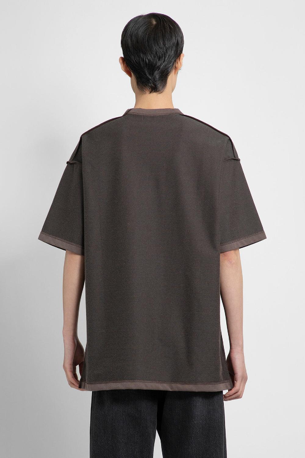 Antonioli COMME DES GARCONS HOMME MAN BROWN T-SHIRTS & TANK TOPS