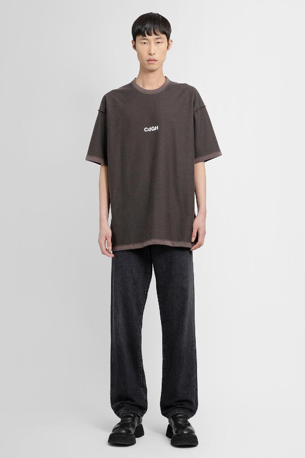 Antonioli COMME DES GARCONS HOMME MAN BROWN T-SHIRTS & TANK TOPS