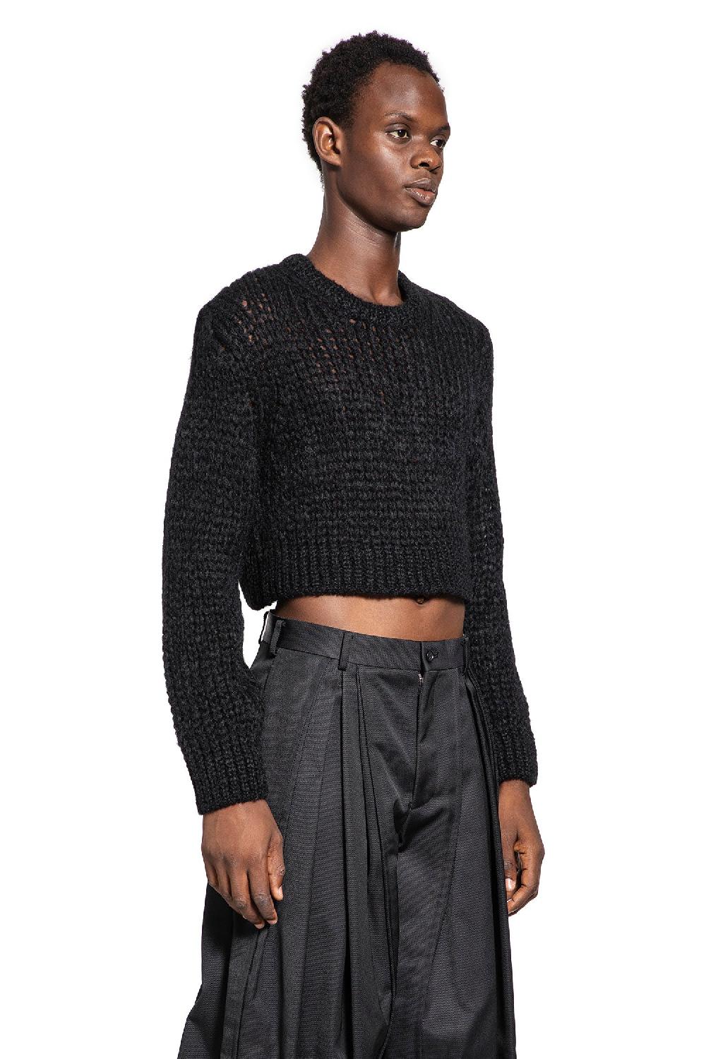 Antonioli COMME DES GARCONS HOMME PLUS MAN BLACK KNITWEAR
