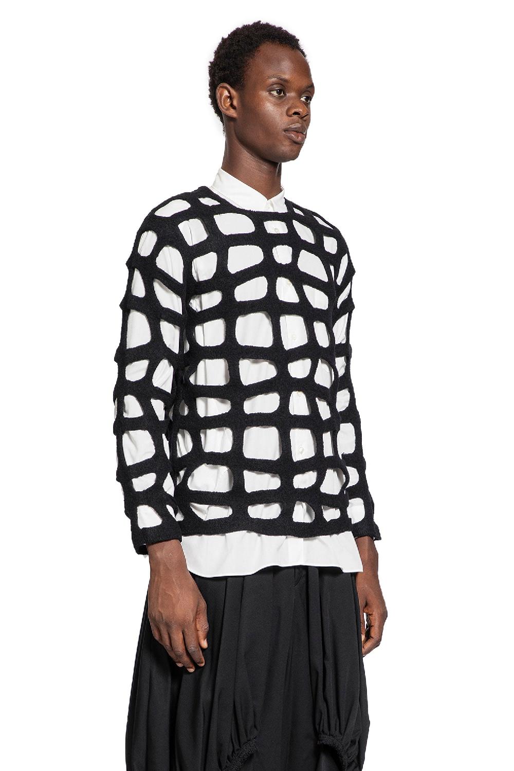 Antonioli COMME DES GARCONS HOMME PLUS MAN BLACK KNITWEAR