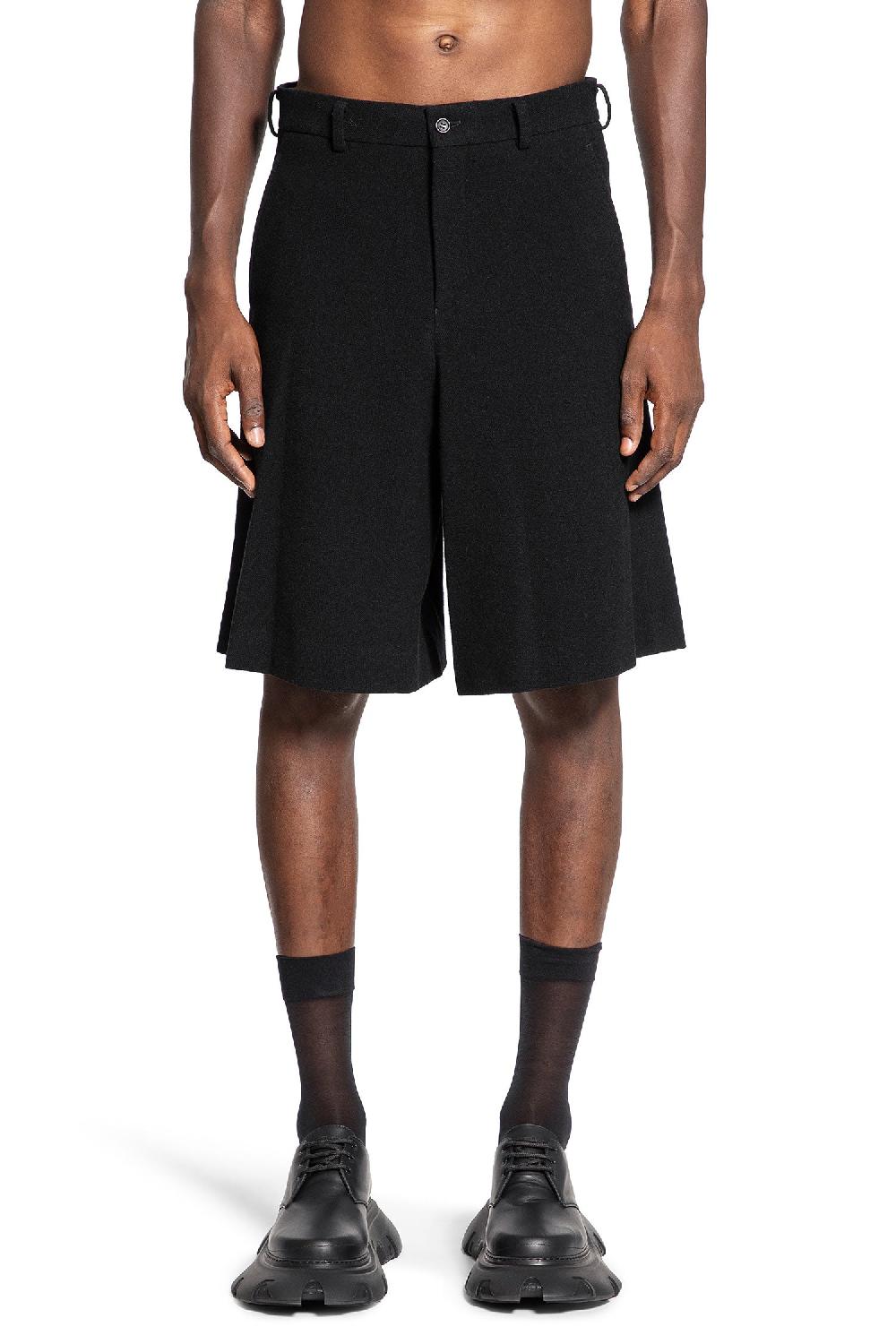 Antonioli COMME DES GARCONS HOMME PLUS MAN BLACK SHORTS & SKIRTS