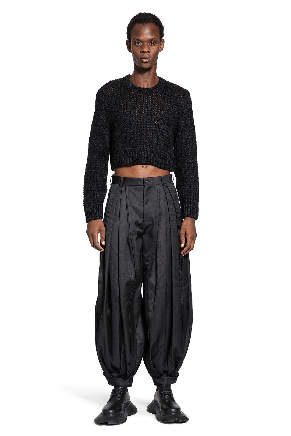 Antonioli COMME DES GARCONS HOMME PLUS MAN BLACK TROUSERS