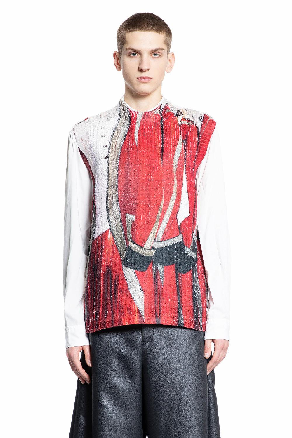 Antonioli COMME DES GARCONS HOMME PLUS MAN WHITE KNITWEAR