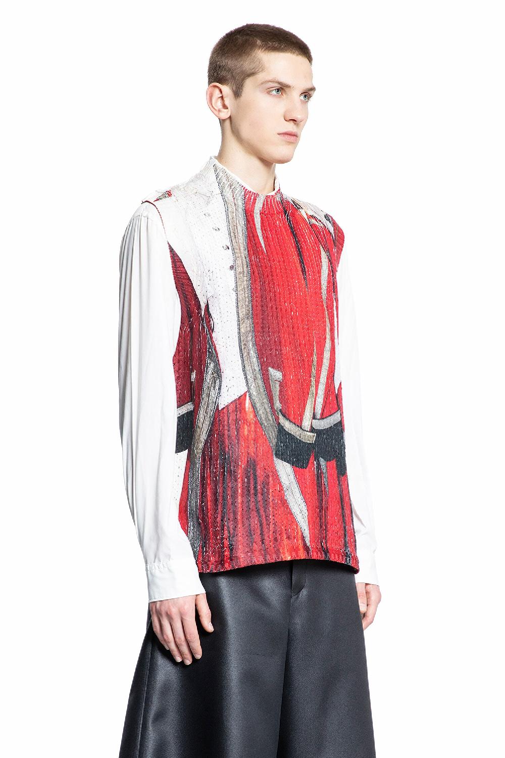 Antonioli COMME DES GARCONS HOMME PLUS MAN WHITE KNITWEAR