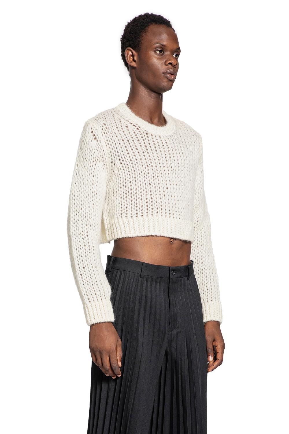 Antonioli COMME DES GARCONS HOMME PLUS MAN WHITE KNITWEAR