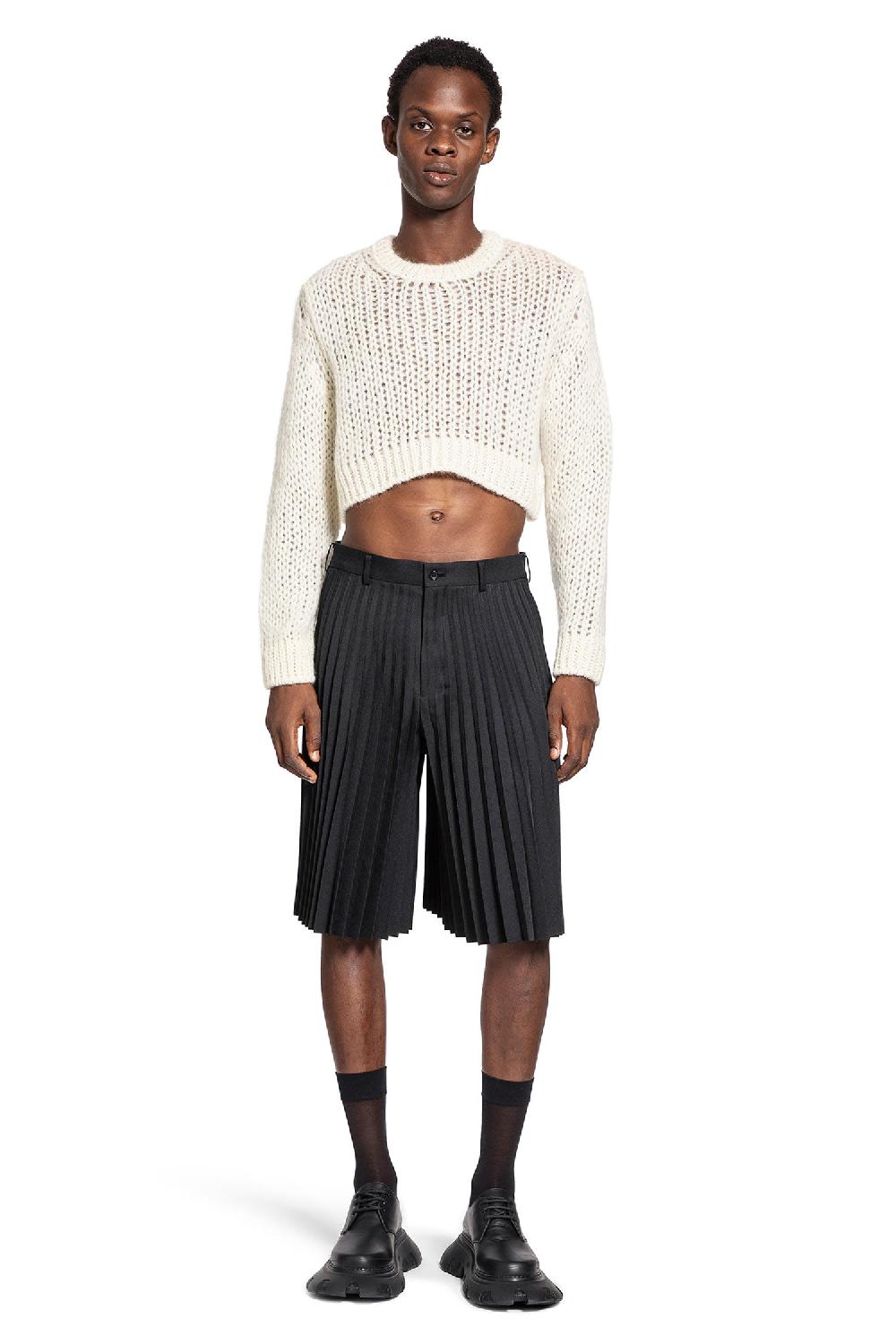 Antonioli COMME DES GARCONS HOMME PLUS MAN WHITE KNITWEAR