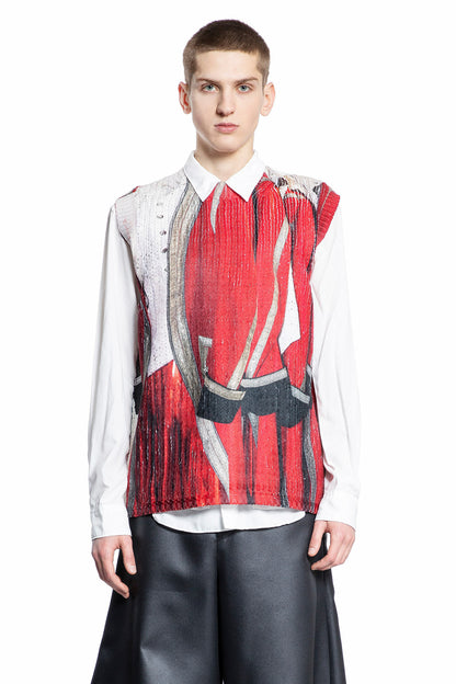 Antonioli COMME DES GARCONS HOMME PLUS MAN WHITE KNITWEAR