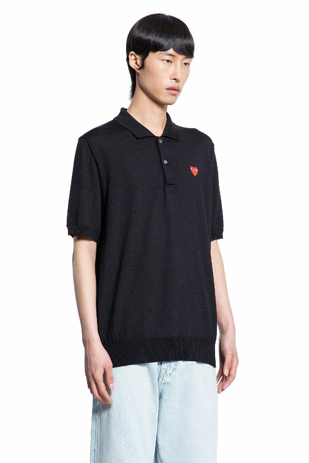 Antonioli COMME DES GARCONS PLAY MAN BLACK T-SHIRTS & TANK TOPS
