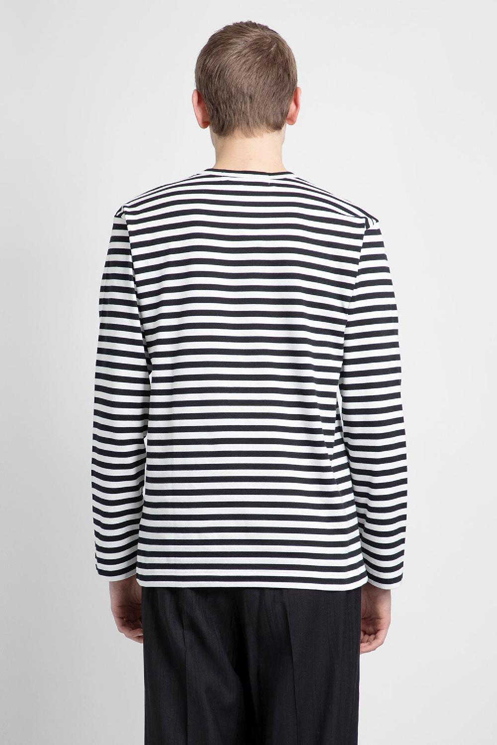 Antonioli COMME DES GARCONS PLAY MAN BLACK&WHITE T-SHIRTS & TANK TOPS